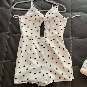 Emory Park Polkadot Romper Size S